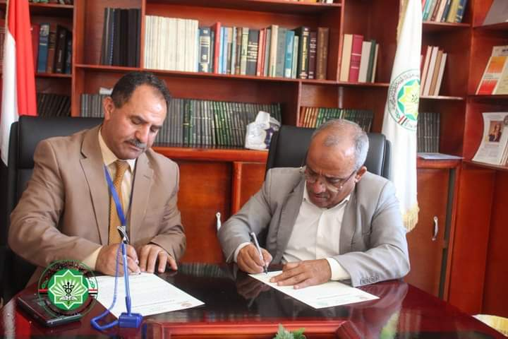  توقيع اتفاقية تعاون وشراكة بين جامعتي حجة وجبلة